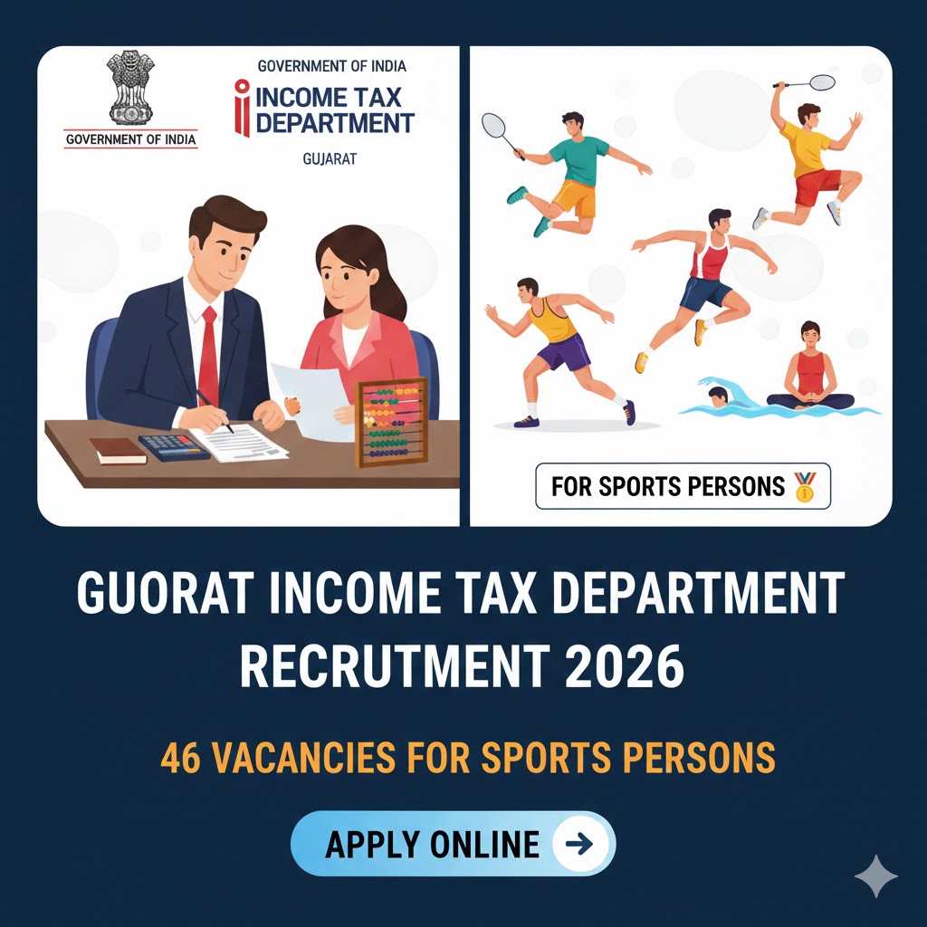 Gujarat Income Tax Department Recruitment 2026