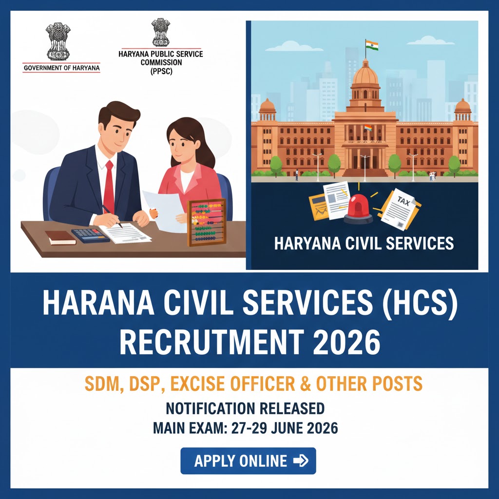 Haryana Civil Services (HCS) Recruitment 2026
