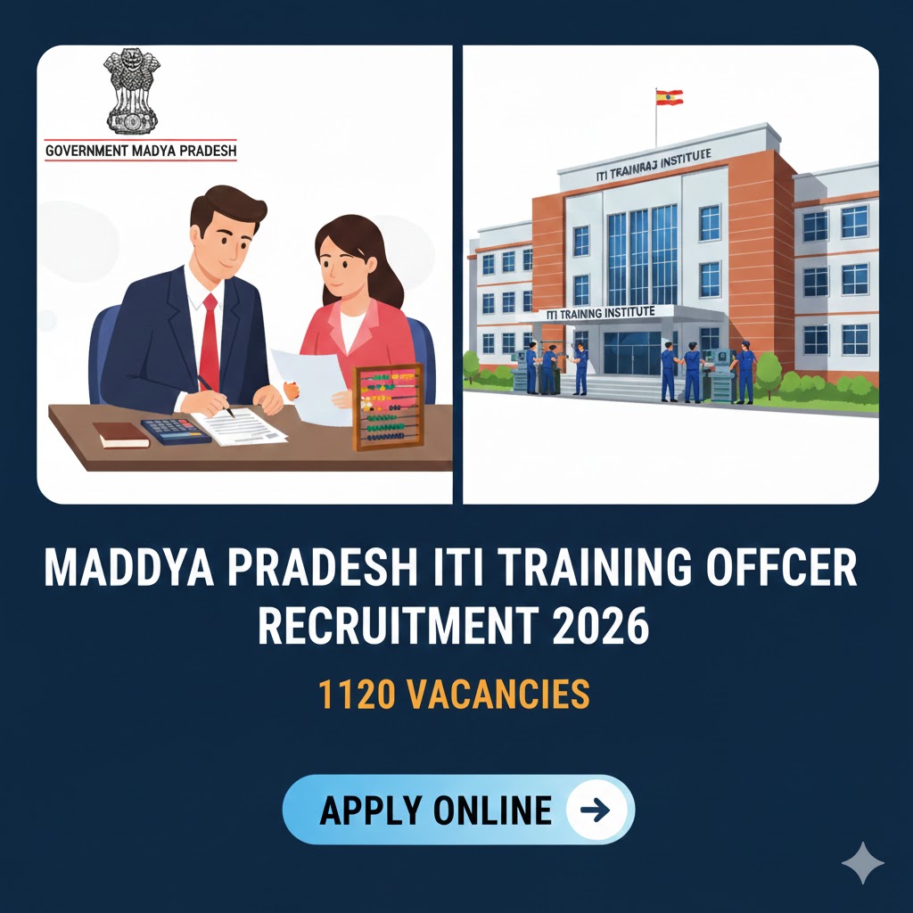 Madhya Pradesh ITI Training Officer Recruitment 2026